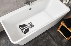 Wanneneinlage Kalli mit Saugnäpfen 36x92cm sicherer Halt Badewanne Motiv Katze - Bild 1 von 4