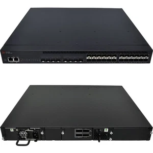 Brocade Switch ICX 6610-24F 24x SFP 8x 1/10Gbe SFP/SFP+ 4x 40Gbit Stacking Port - Bild 1 von 6