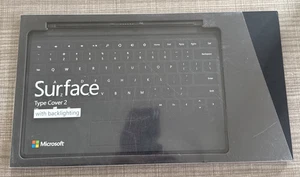 Microsoft Surface RT / 2 / Pro 1 / Pro 2 Type Cover 2 Keyboard 1561 /Black - Picture 1 of 7