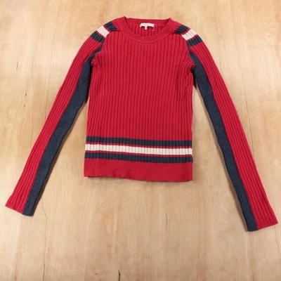 RAG & BONE Mezcla de Lana Merino Elástico Acanalado Rayas Suéter Top PEQUEÑA Etiqueta  Foto 1 de 4
