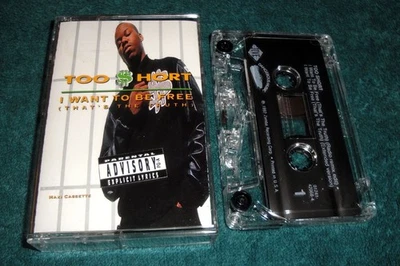 Too Short I WANT TO BE FREE Cassette Tape Single/Shorty The Pimp/Ant Banks/OG US - Image 1 of 2