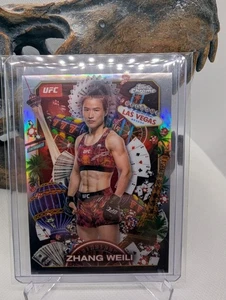 🔥ZHANG WEILI Titans Vegas Case Hit SP 2025 Topps Chrome UFC TNS-14 - Picture 1 of 2