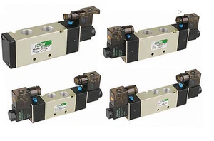 Air Pneumatic Solenoid Valve 3 position 5 way 3/8" 4V330C-10-F-AC220V- Fonray - Picture 1 of 4