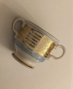 Tiny Spode *Prince William's Christening* Miniature Loving Cup - Picture 1 of 8