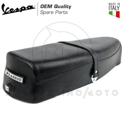 SELLA VESPA PX PE 125 150 200 PRIMA SERIE CON TELAIO IN FERRO E SCRITTA PIAGGIO
