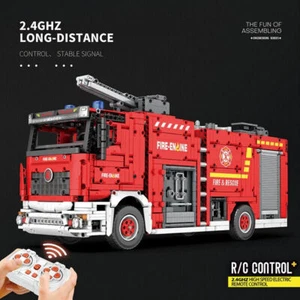 Reobrix 2888 piezas bloques de construcción RC camión de bomberos hágalo usted mismo modelo juguetes sin usar, en caja - 22008 - Imagen 1 de 5