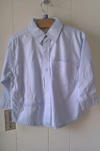 Gorgeous 100% Cotton Blue Long Sleeved Shirt by Hamilton - Age 2 or 3yrs, BNWT!! - Picture 1 of 2