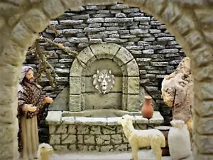 Krippenzubehör, Krippenbau, Ruinenbau, Orientalischer Mauerbrunnen / Wandbrunnen - Bild 1 von 5