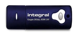 Integral 4GB Crypto DUAL FIPS 197 Encrypted USB3.0 Flash Drive INFD4GCRYDL3.0197