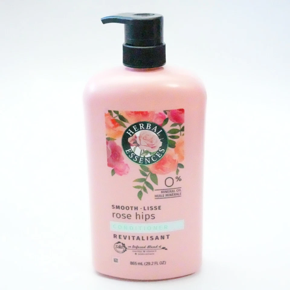 Herbal Essences Rose Hips Smooth Conditioner + VIT E & Jojoba,JUMBO 865ml/29.2oz - Image 1 of 1