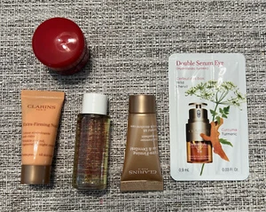 New Clarins Paris 5 Pc Age Control Travel Set Instant Smooth,Cleanser C1 - Picture 1 of 3