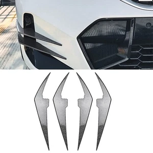 For BMW X1 U11 U12 M Sport 2023-2024 Carbon Look Front Bumper Side Vent Trim Kit - Picture 1 of 13