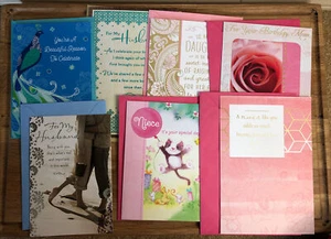 Lot of 7 New Assorted Greeting Cards Hallmark DaySpring Unused - Picture 1 of 8