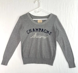 Suéter CHASER Mezcla de Cachemira Champagne Dreams Talla de Mujer XS Gris - Imagen 1 de 7