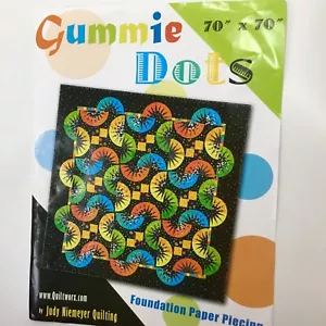 Gummie Dots Foundation Paper Piecing Quilt Pattern Judy Niemeyer Quiltworx NEW - Picture 1 of 5