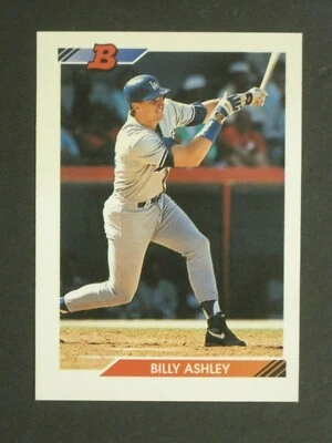 1992 BOWMAN BILLY ASHLEY LOS ANGELES DODGERS ROOKIE CARD #168!!!!!!  - Image 1 of 2