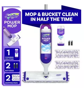 Swiffer Power Mop, Floor Cleaner, Tile, Vinyl, Laminate, Wood, Floor Cleaner - Picture 1 of 12