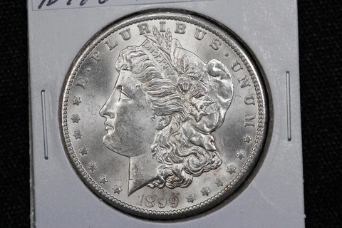 1899-O Morgan Dollar BU 380V Cover