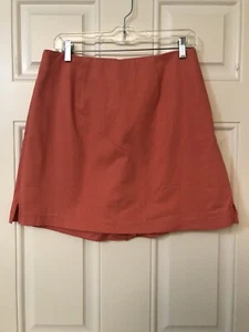 Metro Style Skort Shorts Skirt Tangerine Orange Size 10 - Picture 1 of 2
