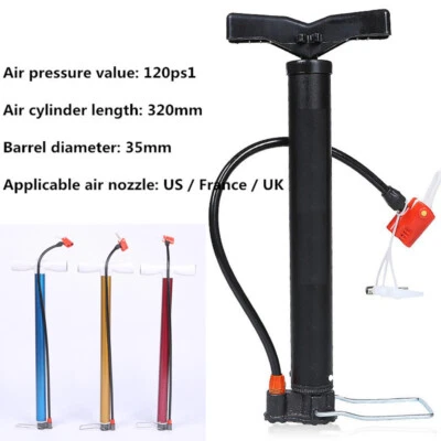 Portable Hand Air Pump Basketball Football Soccer Ball Bicycle with Needles