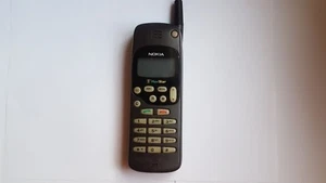 Vintage Rare Old Brick Antenna Nokia 1610 (1611) mobile phone NHE-5NX UNTESTED - Afbeelding 1 van 9