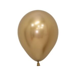 5" Reflex Gold Latex Balloons Birthday Party Decoration Wedding Anniversary 50pk
