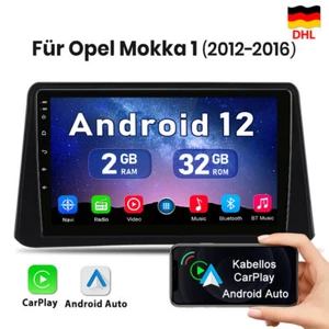 Für Opel Mokka 2012-2016 2+32G Android 12 Autoradio GPS Navi CarPlay BT WIFI DAB - Bild 1 von 12