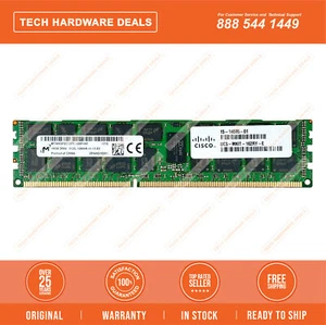 UCS-MKIT-162RY-E CISCO 16GB (1*16GB) 2RX4 PC3L-12800R DDR3-1600MHZ - Picture 1 of 2