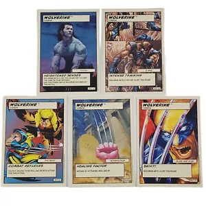 Marvel Legends Showdown Wolverine Card Lot of 5 Cards WLV 01 - 03, 07 & 08 - Picture 1 of 13