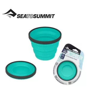 Sea to Summit X-Tumbler Seafoam 350ml 12oz Mug / Cup Folds Flat with Cool Grip! - Picture 1 of 8