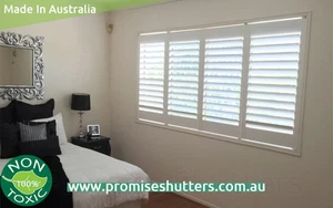 Vinyl plantation shutters from $199/sqm in Brisbane Gold coast - Picture 1 of 9