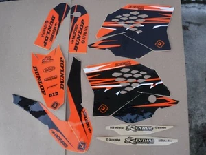 FLU PTS5 KTM Graphics SX SXF XC 2007 2008 2009 10 & EXC XCW XCWF 2008 09 10 11 - Picture 1 of 1