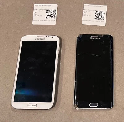 As-is Damaged Lot - Samsung Galaxy S6 Edge+ Verizon + Note 2 i605 Verizon - Image 1 of 4
