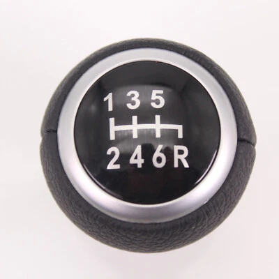 Perilla de cambio de marchas de 6 velocidades para Subaru Impreza WRX STI Outback Forester negra Foto 1 de 4
