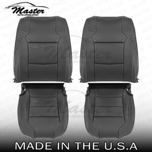 2010 - 2019 For Ford Taurus Left Right Top Bottom Black Perf. Vinyl Seat Covers