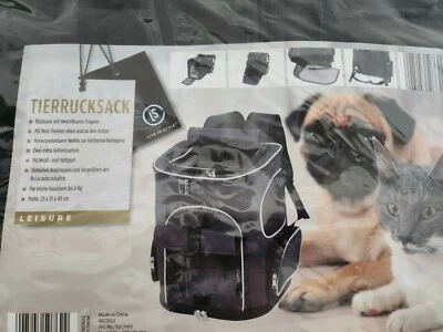 Haustier Rucksack Hunderucksack Tiertragetasche Tragetasche Hunde Katze  - Bild 1 von 4