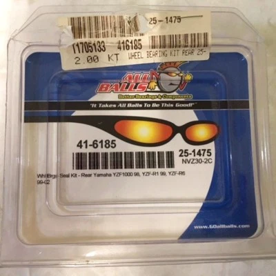Комплект подшипников/уплотнений All Balls Whl для Yamaha YZF1000, R1, R6 Clearance Mfr# 41-6185 - Изображение 1 из 4