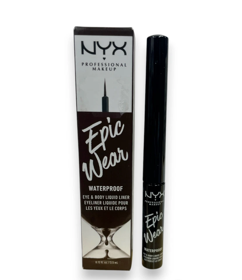 NYX Epic Wear Waterproof Eye & Body Liquid Liner Ewspll02 Brown