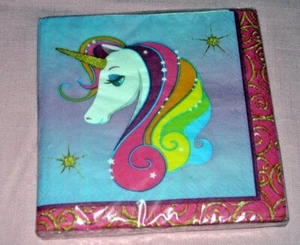 NEW Rainbow Unicorn Luncheon Napkins In Package (20) USA - Picture 1 of 7