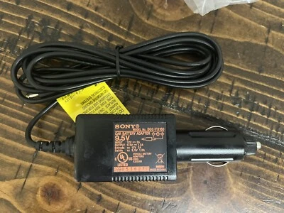 Cargador de coche original genuino Sony DCC-FX160 adaptador de corriente continua 9,5 V 1,2 A  Foto 1 de 3