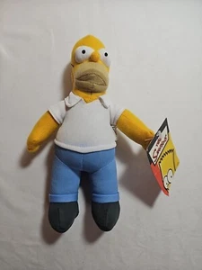 Peluche Homer Simpson 10 pollici 2005 di Nanco 20th Century Fox. Nuovo con etichette. - Foto 1 di 6