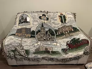 St Patrick’s Church Fringed Throw - New - Picture 1 of 10