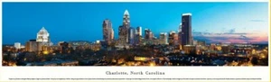 Charlotte, NC Panoramic Print / Poster by Blakeway - Picture 1 of 1