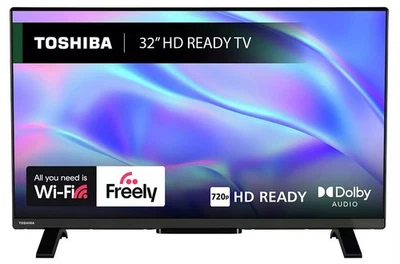 Toshiba SMART Freely TV 32WV2553DB 32 Inch HD Ready 720p HDR DLED TV - Image 1 of 4