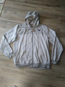 Howler Brothers graue Sweatshirt-Jacke mit durchgehendem Reißverschluss und Kapuze Gr. Large Hoodie - Bild 1 von 13