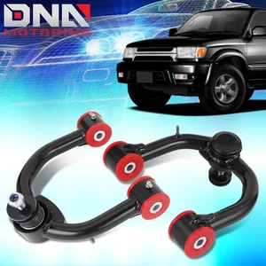 For 1995-2004 Toyota 4Runner Tacoma 2"-4" Lift Front Upper Control Arms Black - Picture 1 of 5