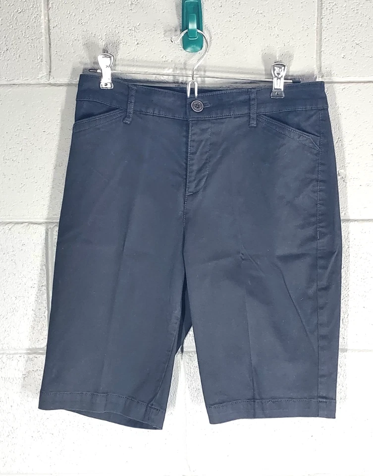 Bermudas Gloria Vanderbilt - Negras - Talla 4 Foto 1 de 1