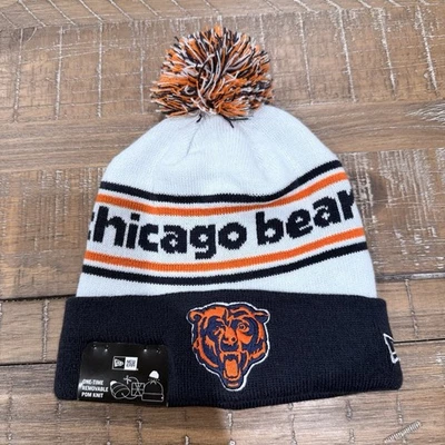 Gorra New Era Chicago Bears Prime Time gorro tejido con pompón extraíble Foto 1 de 4