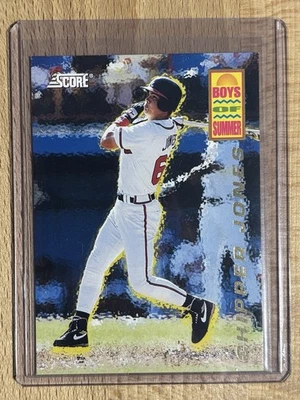 Chipper Jones 1994 Score Boys of Summer #58 Atlanta Braves - Image 1 of 2