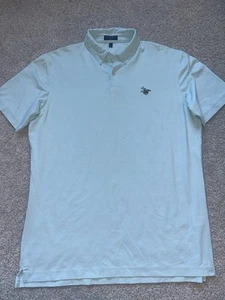 Peter Millar Crown Crafted Sleepy Hollow Country Club Polo Shirt Men's L Aqua - Picture 1 of 4